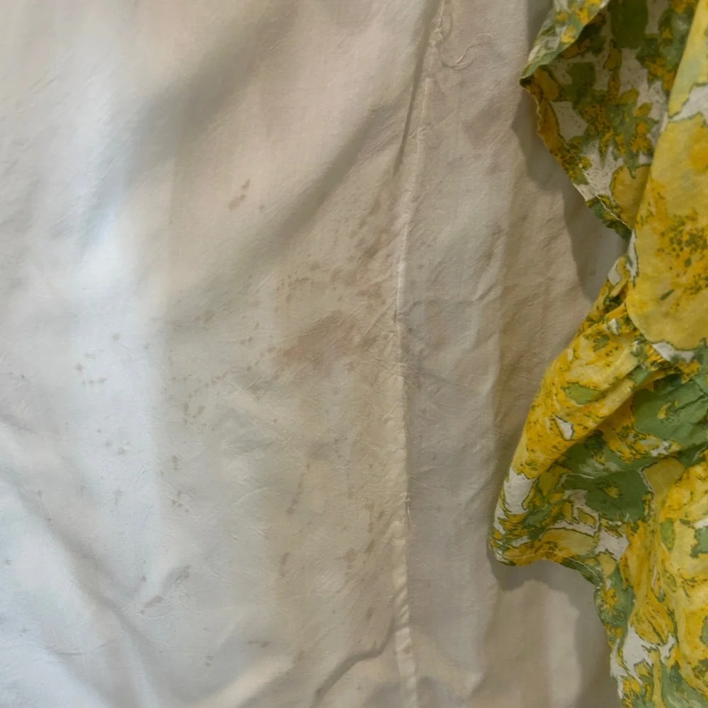 Free People Sundrenched Floral Tiered Maxi Sundress Yellow Size Medium - Picture 7 of 13